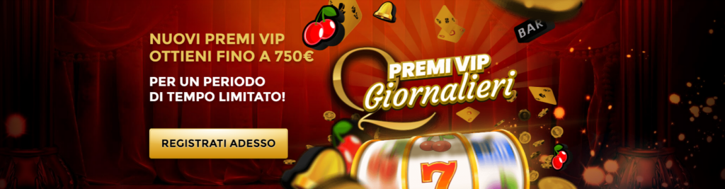 Premi VIP Giornaleri WinUnique Casino